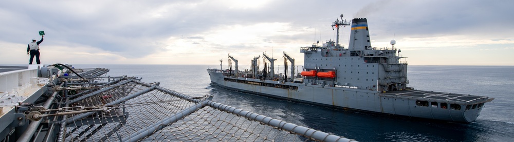 USS Essex Conducts a Replenishment at Sea