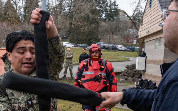USS Ronald Reagan Sailors Conduct Security Reaction Force Training