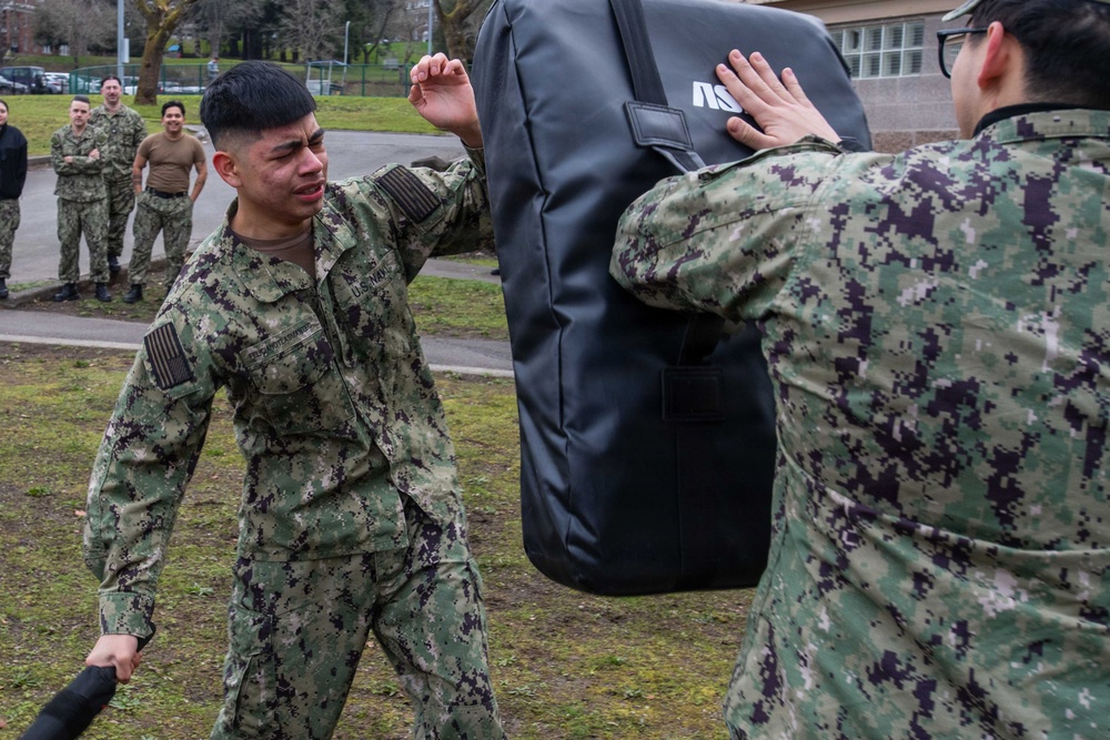 USS Ronald Reagan Sailors Conduct Security Reaction Force Training