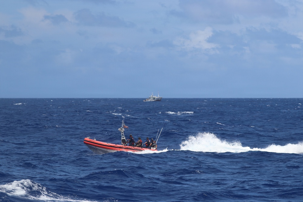 U.S. Coast Guard, Cook Islands Ministry of Marine Resources conduct bilateral operations offshore Cook Islands