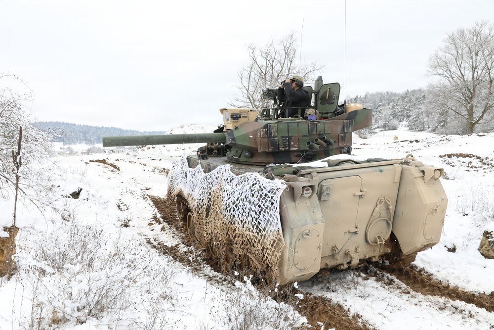 U.S. Army Soldiers React to Contact During Combined Resolve 26-05