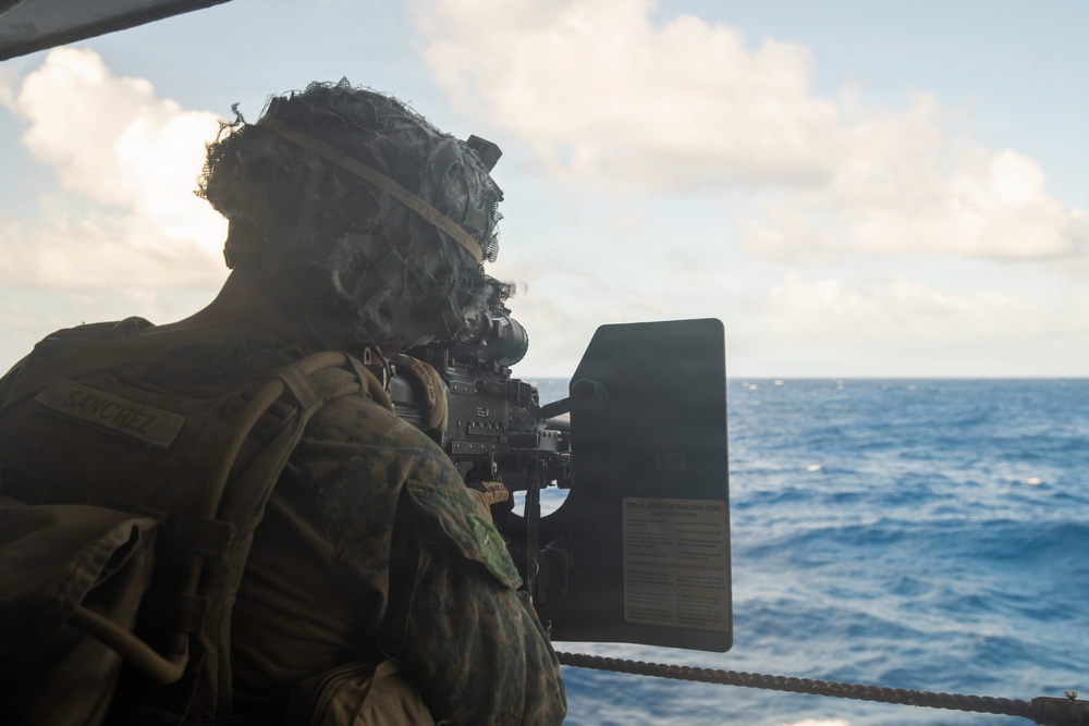 Task Force Ashland Marines Provide Security Through Surigao Strait Transit