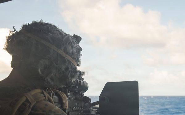 Task Force Ashland Marines Provide Security Through Surigao Strait Transit