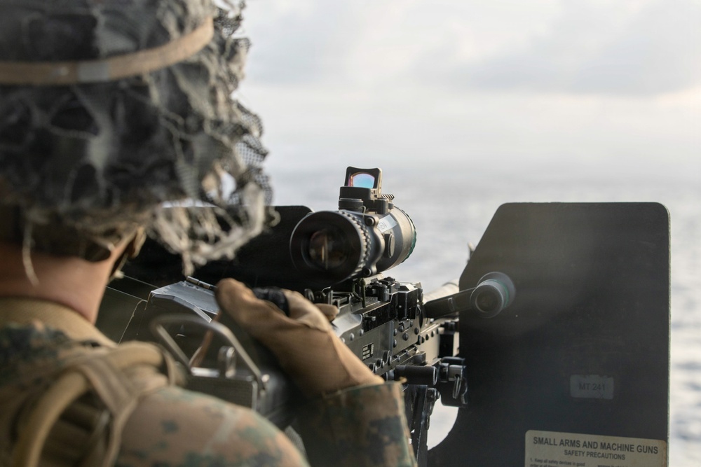 Task Force Ashland Marines Provide Security Through Surigao Strait Transit