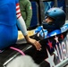 Spc. Azaria Hill competes in the 2-woman bobsled in the 2026 Winter Olympics