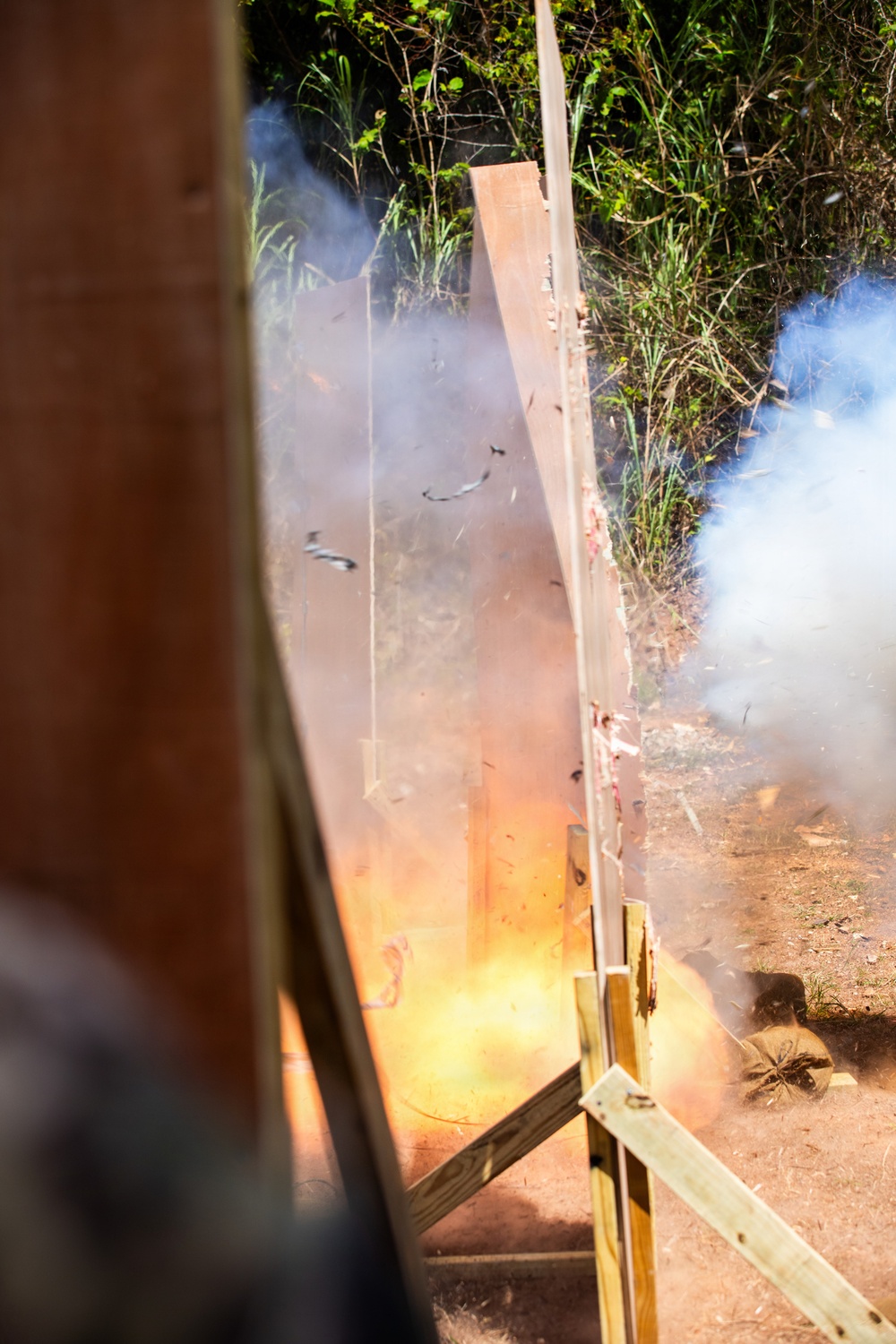 U.S. Marines and Panamanian Partners train on breaching techniques