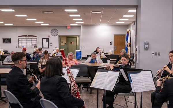 Navy Band visits Soldiers and Sailors Home