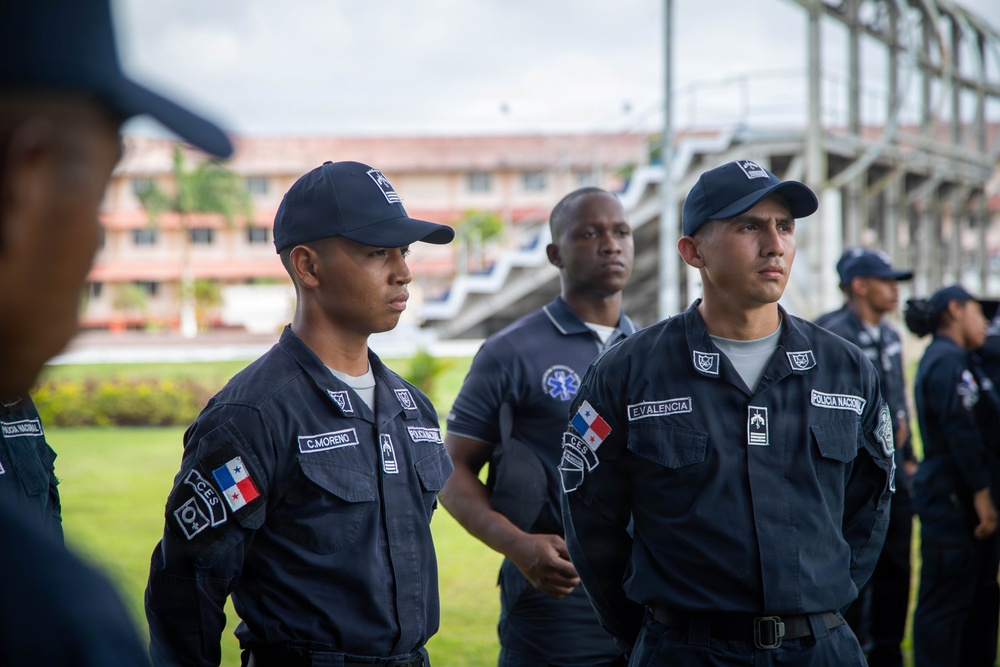 U.S. Army Conducts Advanced First Aid Training with Policía Nacional de Panamá Cadets