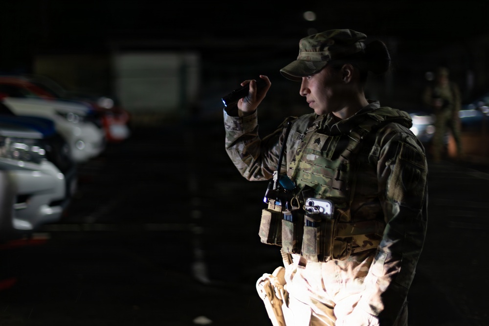 Military Police on the Job