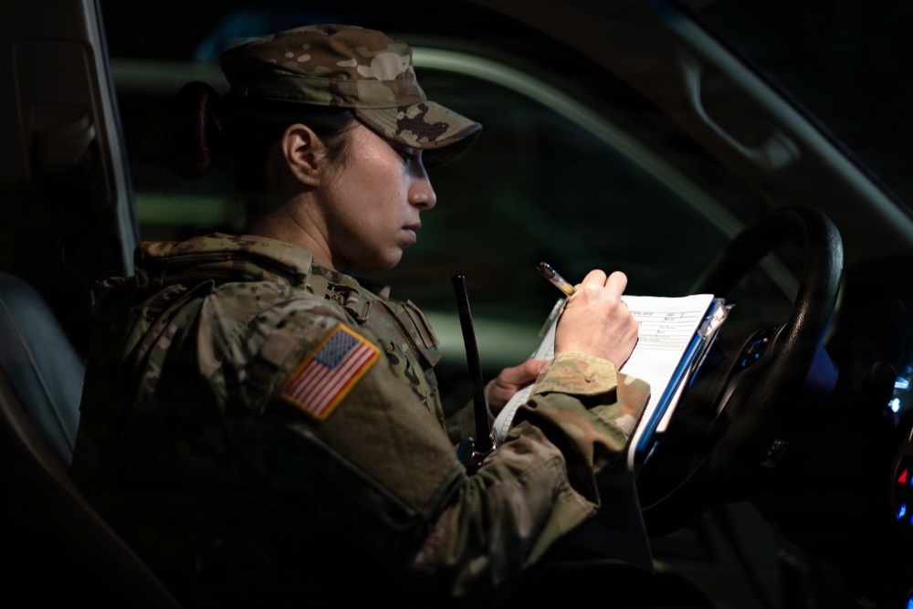 Military Police on the Job