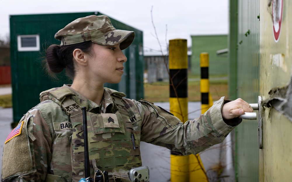 Military Police on the Job