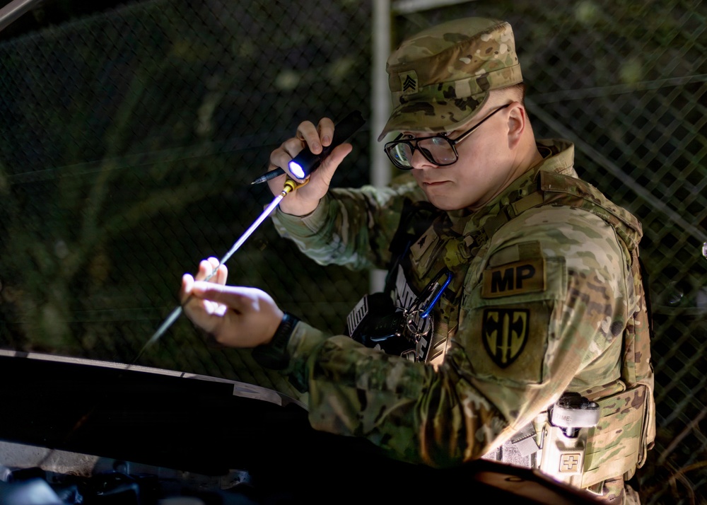 Military Police on the Job