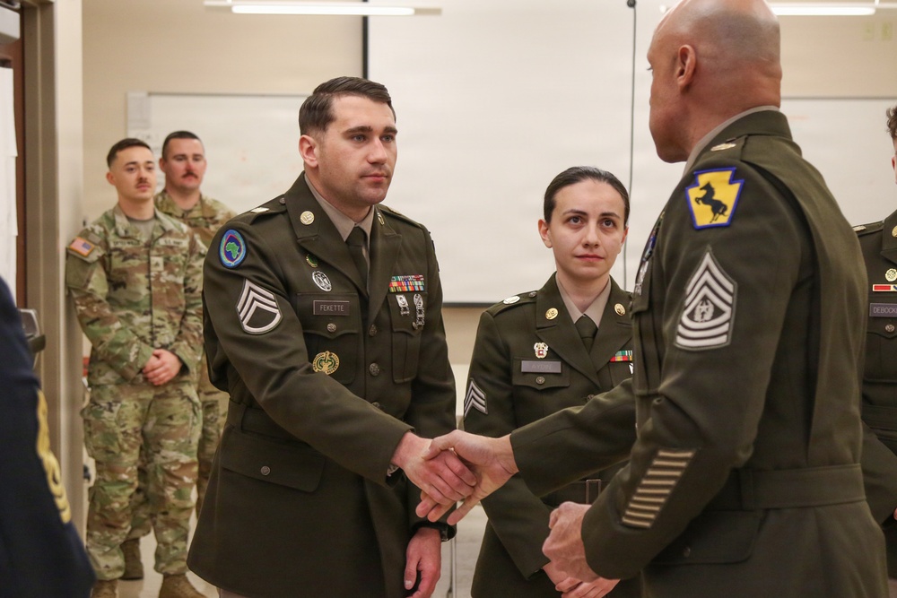 55th MEB Selects State Best Warrior Competitors