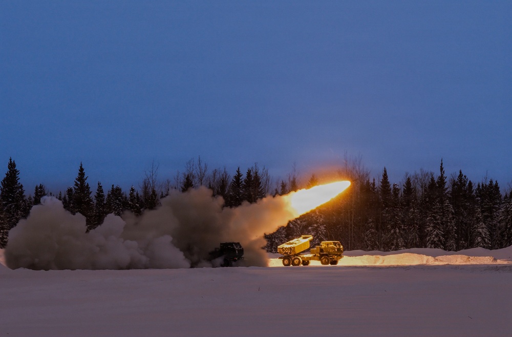 17th Field Artillery Brigade HIMARS launch during JPMRC 26-02