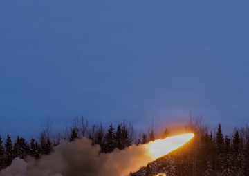 17th Field Artillery Brigade HIMARS launch during JPMRC 26-02