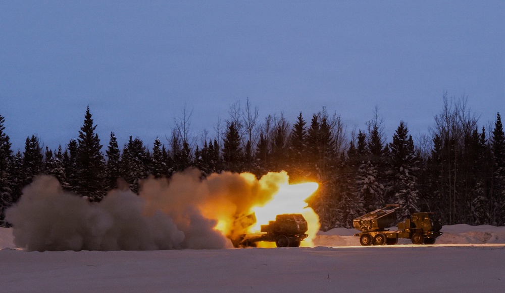 17th Field Artillery Brigade HIMARS launch during JPMRC 26-02