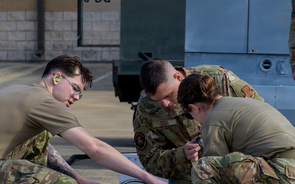 174th Attack Wing, CRTC Airmen test GBU-38 components during Sentry South 26-2