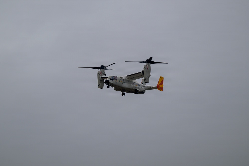 U.S. Navy V-22 Osprey lands during Sentry South 26-2