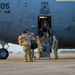 156th Airlift Wing Airmen depart C-17 during Sentry South 26-2