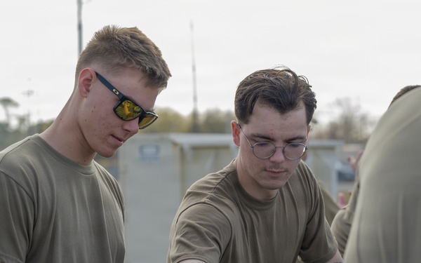 Airmen train on GBU-38 assembly during Sentry South 26-2