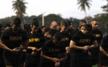 U.S. Army Reserve Drill Sergeants Administer Army Fitness Test to ROTC Cadets at Fort Buchanan