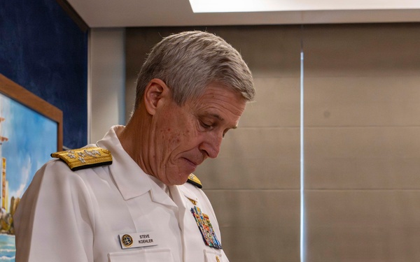 Adm. Steve Koehler, commander, U.S. Pacific Fleet, visits Sri Lanka Naval Headquarters during travel to Colombo, Sri Lanka