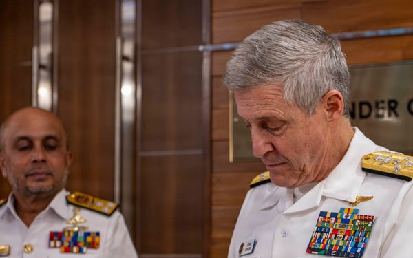 Adm. Steve Koehler, commander, U.S. Pacific Fleet, visits Sri Lanka Naval Headquarters during travel to Colombo, Sri Lanka
