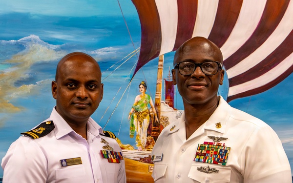 Adm. Steve Koehler, commander, U.S. Pacific Fleet, visits Sri Lanka Naval Headquarters during travel to Colombo, Sri Lanka