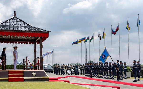 Adm. Steve Koehler, commander, U.S. Pacific Fleet, visits Sri Lanka Air Force Headquarters during travel to Colombo, Sri Lanka
