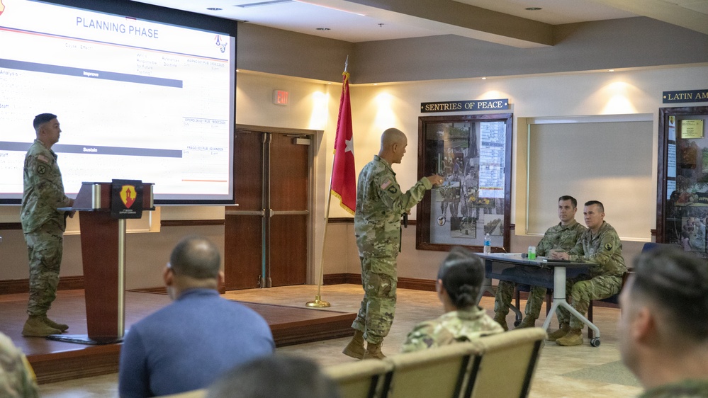 1st Mission Support Command AAR Meeting