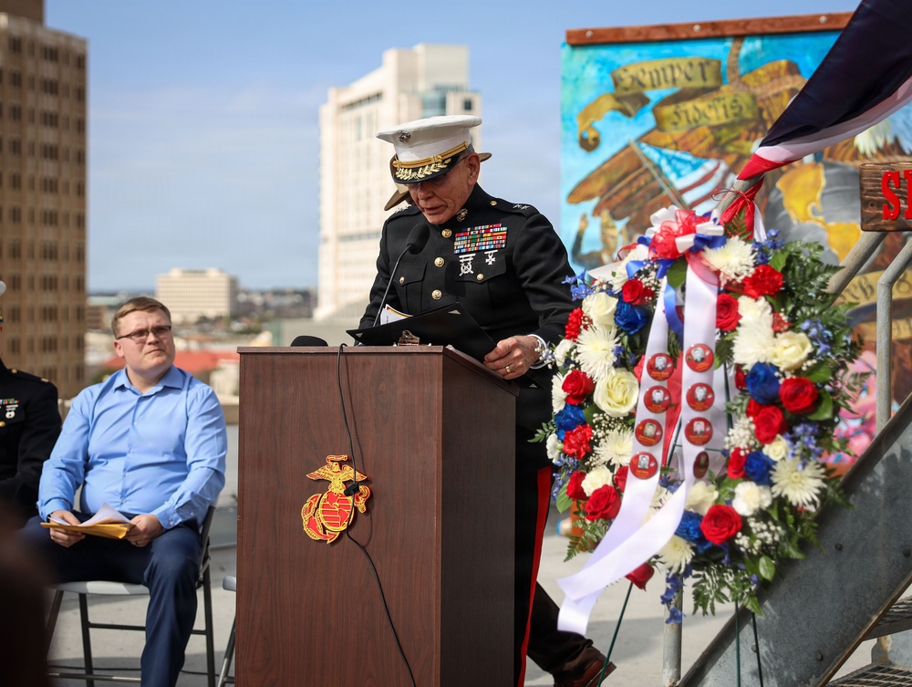 Plaque Induction Ceremony Commemorates World War II Service of the Weslaco 8