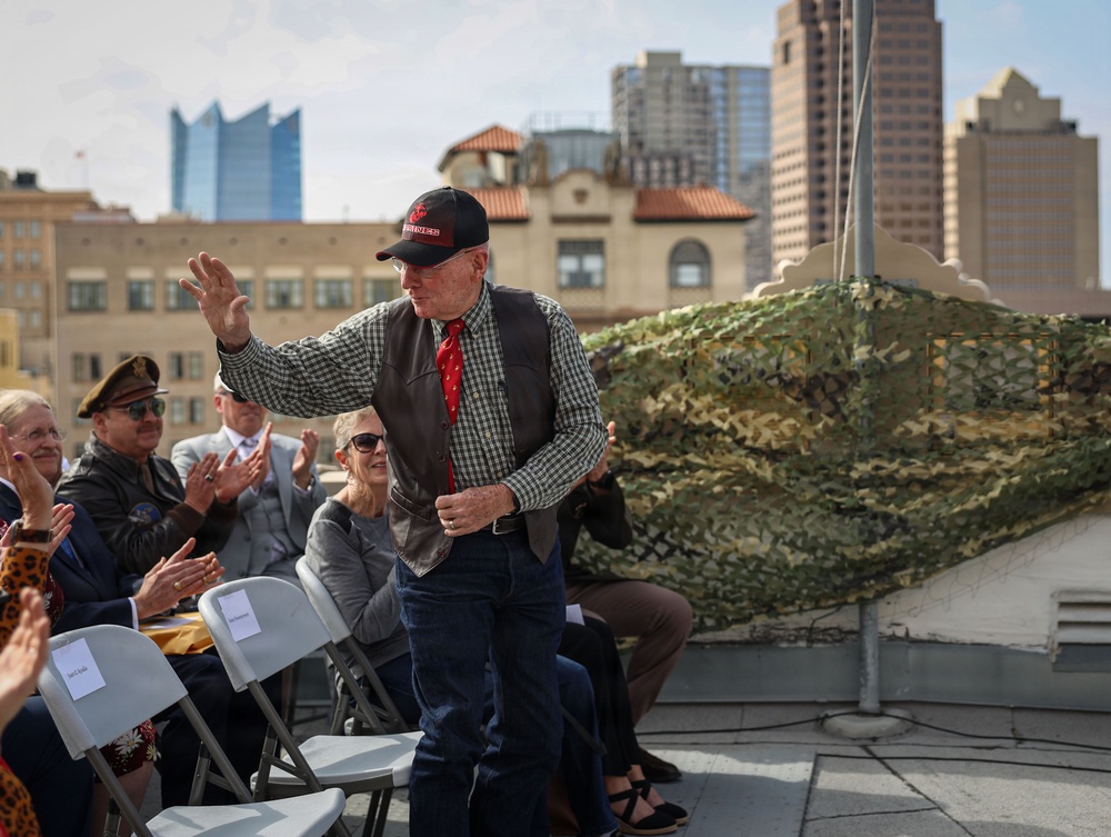 Plaque Induction Ceremony Commemorates World War II Service of the Weslaco 8