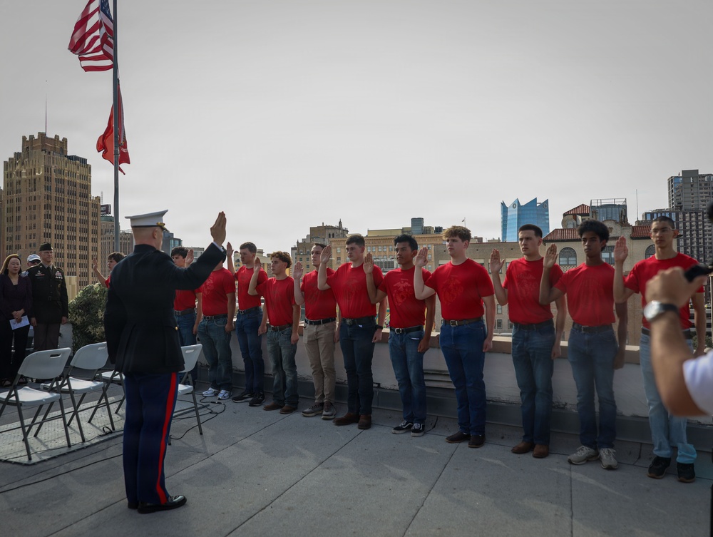 Plaque Induction Ceremony Commemorates World War II Service of the Weslaco 8