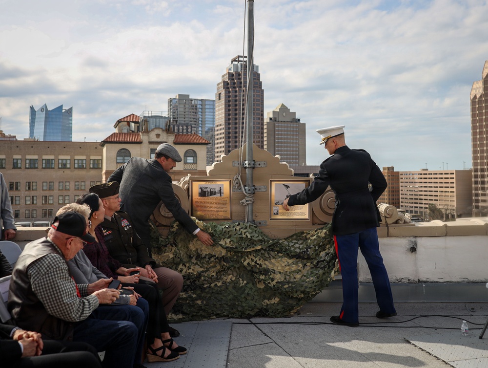 Plaque Induction Ceremony Commemorates World War II Service of the Weslaco 8