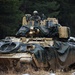 U.S. Army Bradley Fighting Vehicle Maneuvers The Battlefield  During Combined Resolve 26-05 in Hohenfels, Germany