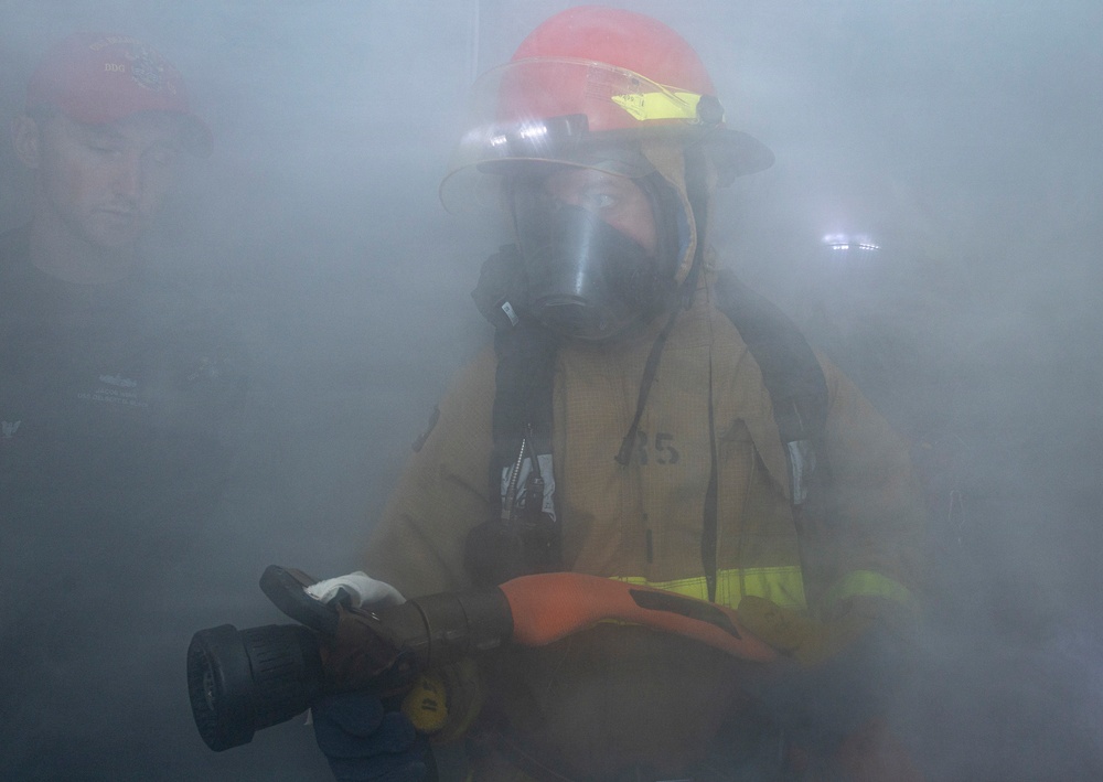 USS Delbert D. Black (DDG 119) Conducts General Quarters Drill