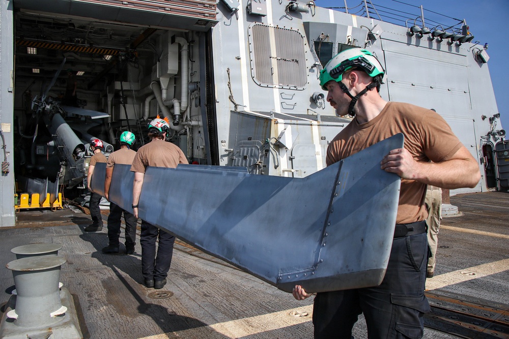 Frank E. Petersen Jr. Conducts Routine Operations