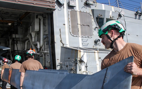 Frank E. Petersen Jr. Conducts Routine Operations