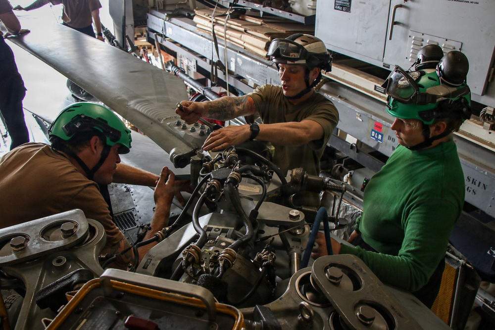 Frank E. Petersen Jr. Conducts Routine Operations