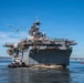 USS America (LHA 6) Transits to Dry Dock