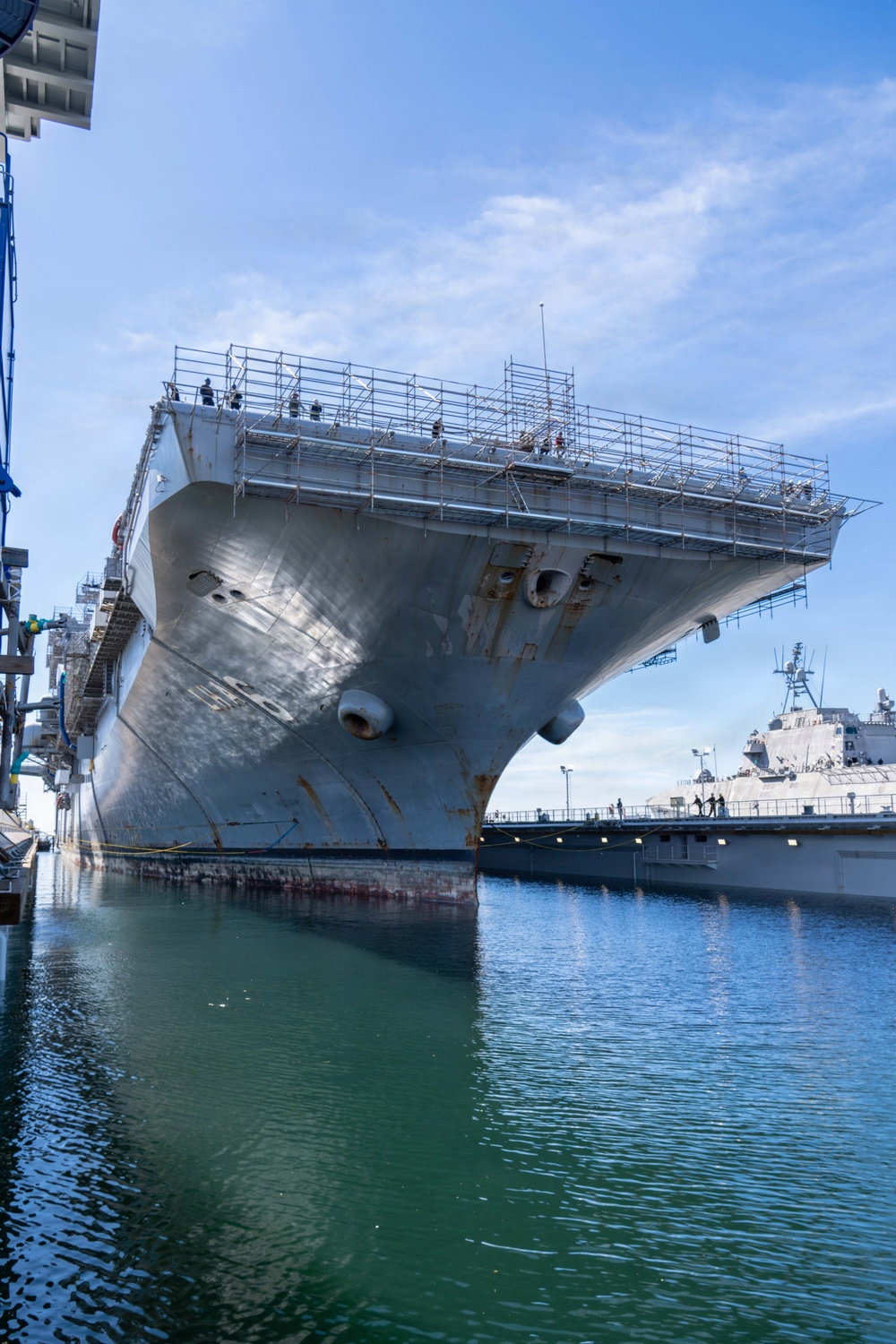USS America (LHA 6) Transits to Dry Dock