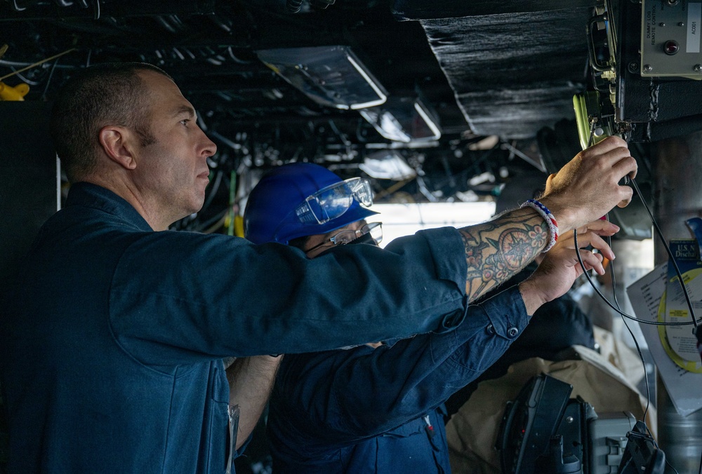 USS America (LHA 6) Transits to Dry Dock