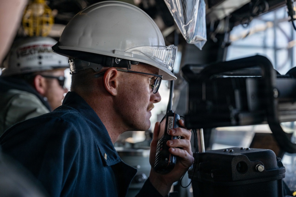 USS America (LHA 6) Transits to Dry Dock