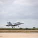 The Commandant, Gen. Eric M. Smith flies a F/A 18 at Marine Fighter Squadron 323