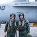 The Commandant, Gen. Eric M. Smith flies a F/A 18 at Marine Fighter Squadron 323