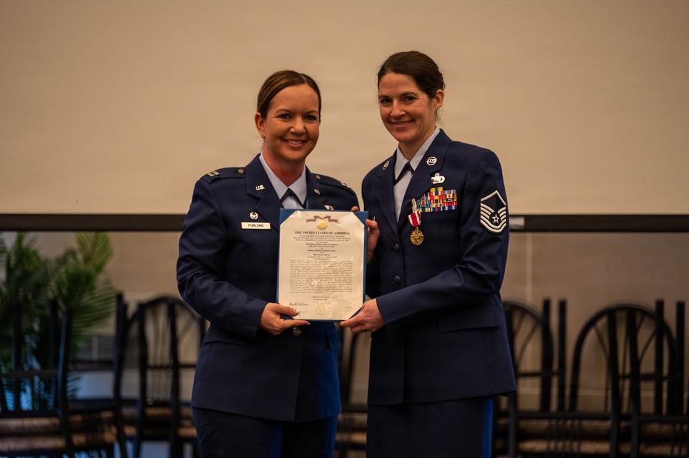 MSgt. Gray Retirement Ceremony