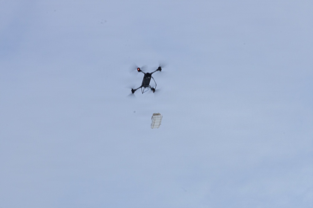 CORE 26 | Logistics Marines attend sUAS capabilities demonstration from U.K. Royal Marines during Arctic Exercise