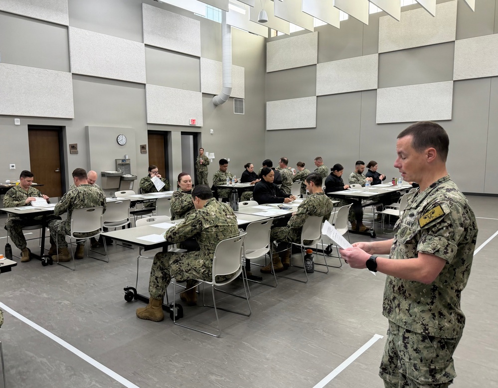Navy Reserve Center Fallon Conducts Semi-Annual Navy-wide Advancement Exam