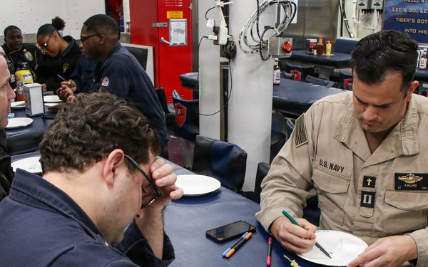 Frank E. Petersen Jr. Conducts Routine Operations