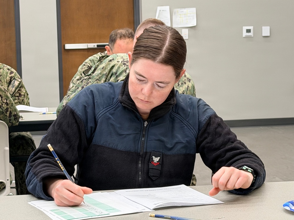 Navy Reserve Center Fallon Conducts Semi-Annual Navy-wide Advancement Exam